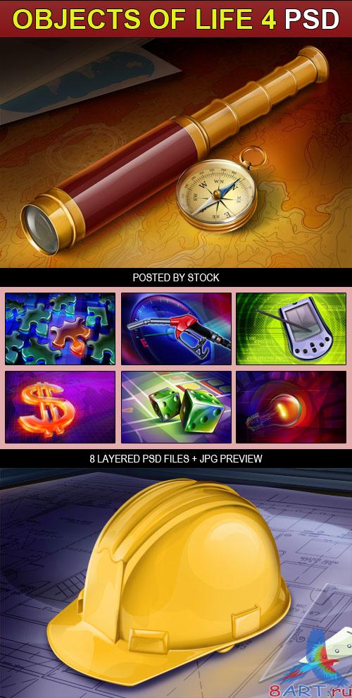 PSD Source - Objects of life 4