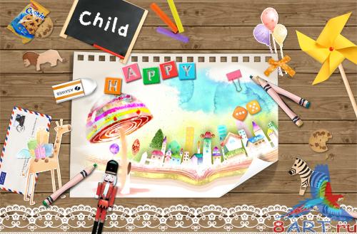 Bookmark Desktop - lovely children's world
