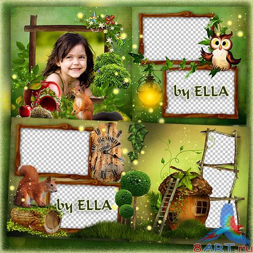 Сказочно-красивый наивный фотоальбом-В гостях около белочки Сказочно-красивый наивный фотоальбом-В гостях около белочки