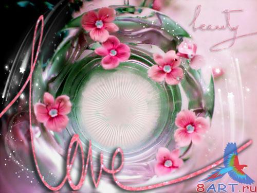 PSD Template - Glass Effect Composition PSD Template - Glass Effect Composition