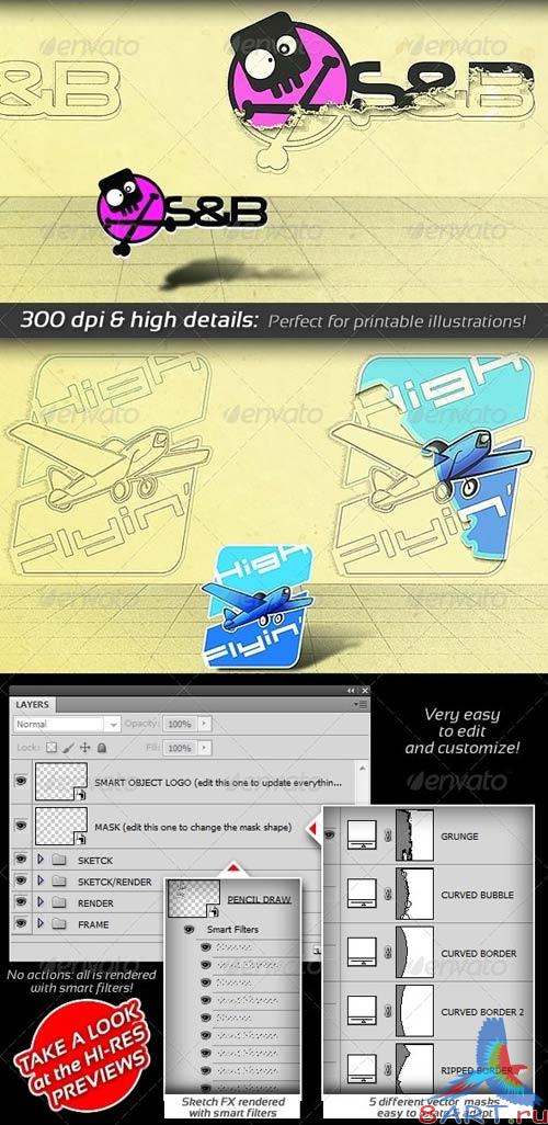 GraphicRiver Pencil Sketch Presenter