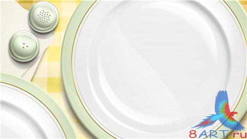 PSD - White Plate on the Table