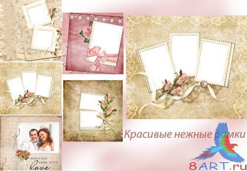 Нежные рамки чтобы фотографий - Винтаж Нежные рамки с целью фотографий - Винтаж