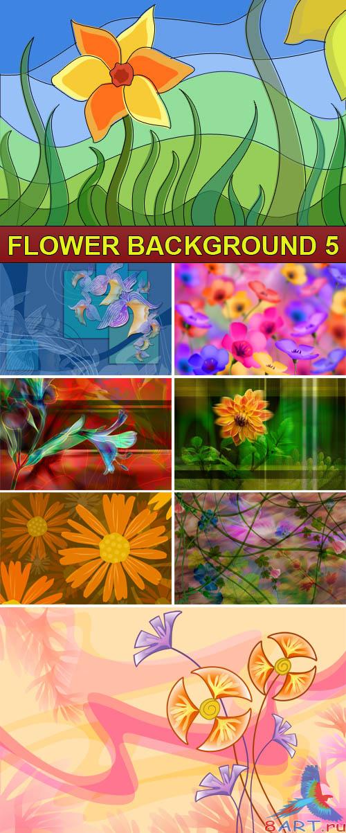 PSD Source - Flower background 5