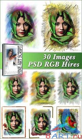 Fine Art Script - ����� �� ���� PSD