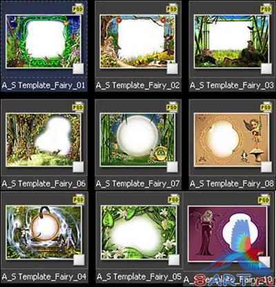 Atmosphere Studio Photo Album Templates - Fairy Land