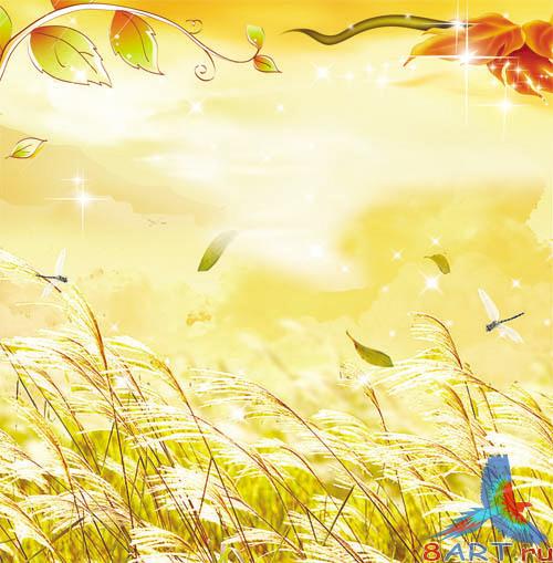 PSD - Golden Field Template