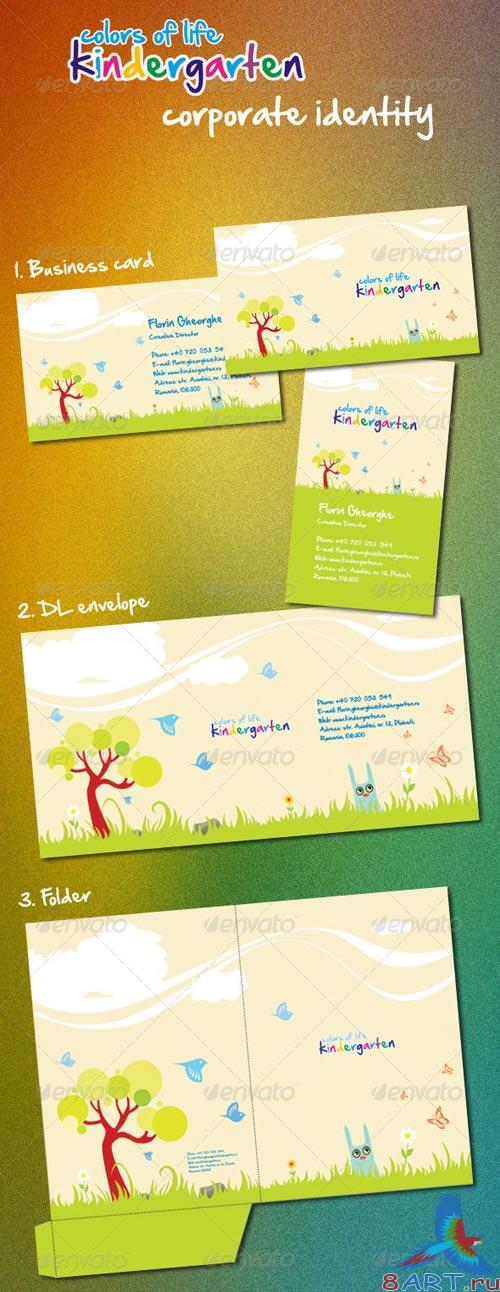 GraphicRiver Kindergarten Corporate Identity