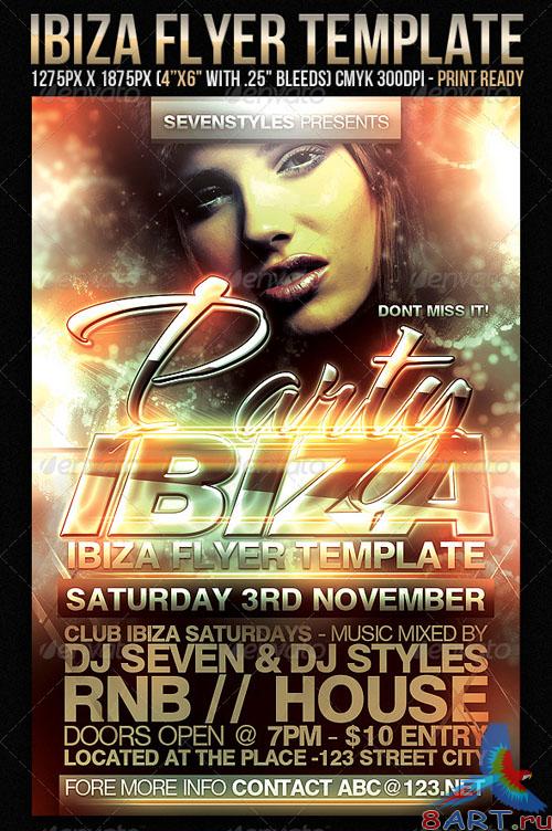 GraphicRiver Ibiza Flyer Template