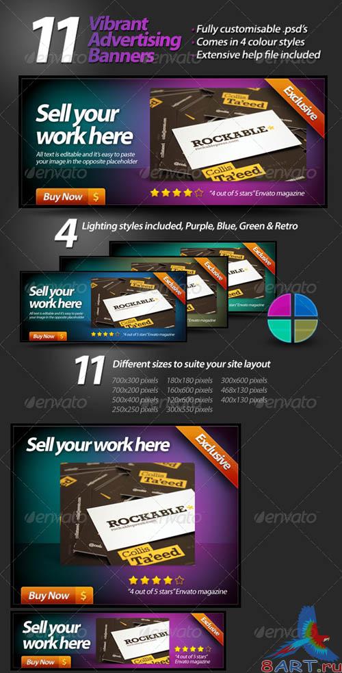 GraphicRiver Vibrant Web Banners