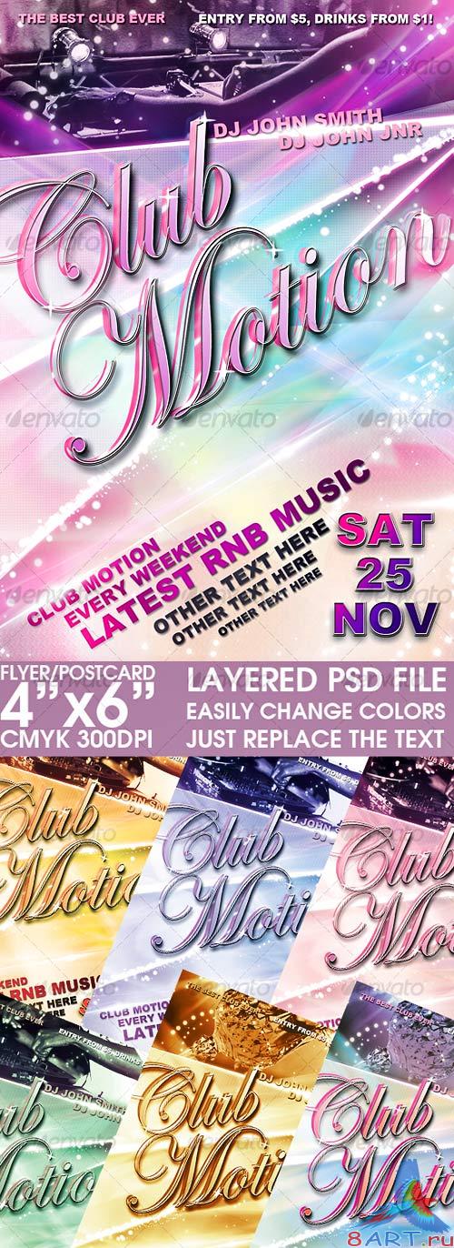 Club Motion Flyer Template