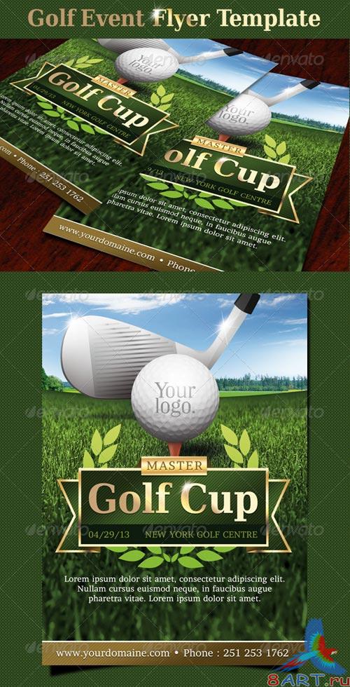 GraphicRiver Golf event flyer template GraphicRiver Golf event flyer template