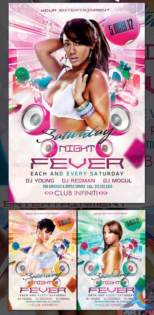 GraphicRiver Saturday Night Fever Template GraphicRiver Saturday Night Fever Template