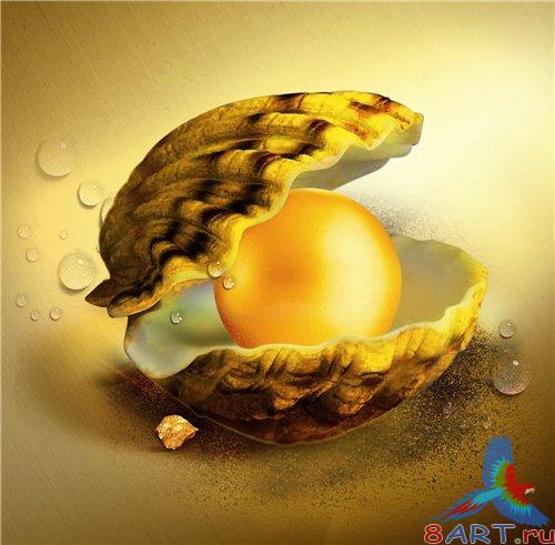 PSD - Golden pearl