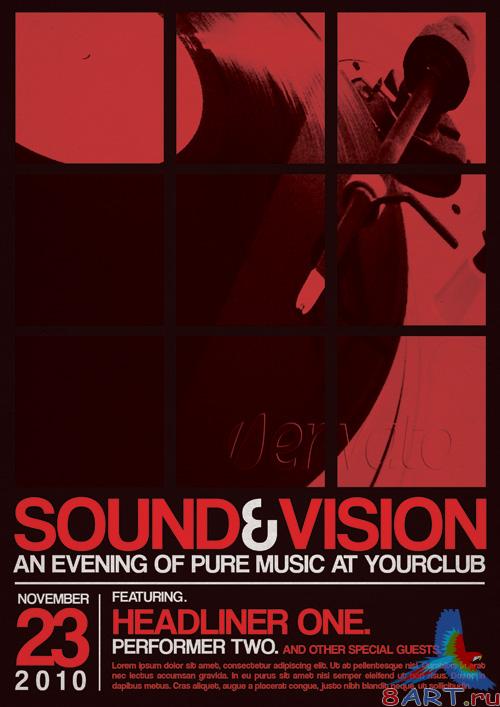 Minimal Alternative Flyer Red