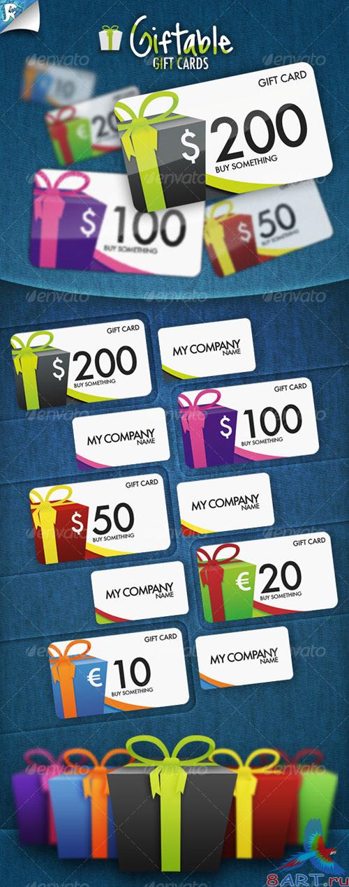 GraphicRiver Giftable Gift Cards - It's a present - REUPLOAD