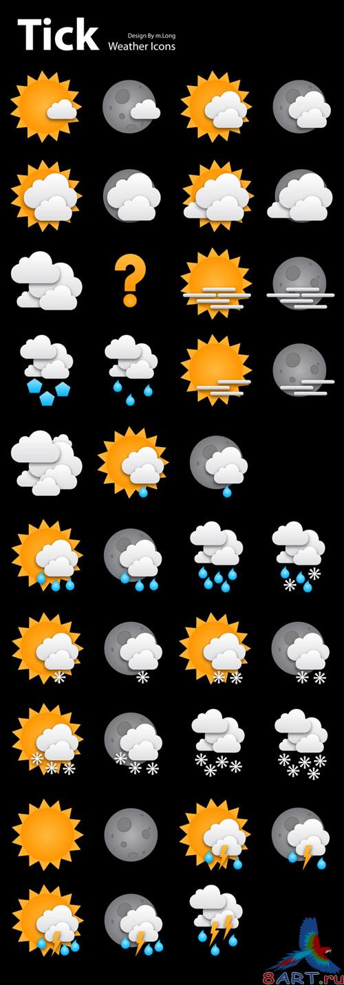 Free Weather Icons (38 icons)