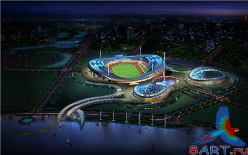 PSD - Modern sport facility