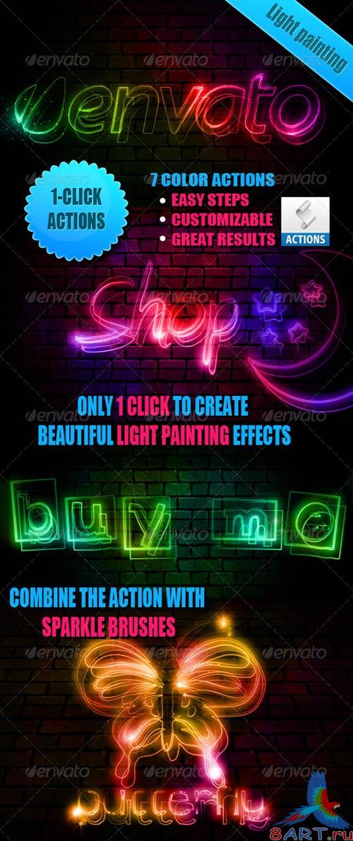 GraphicRiver Light Painting Effect Photoshop Actions GraphicRiver Light Painting Effect Photoshop Actions
