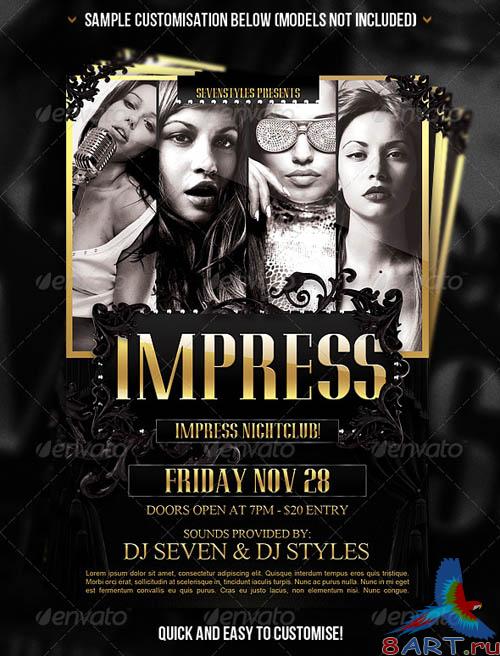 GraphicRiver Model Flyer Template GraphicRiver Model Flyer Template