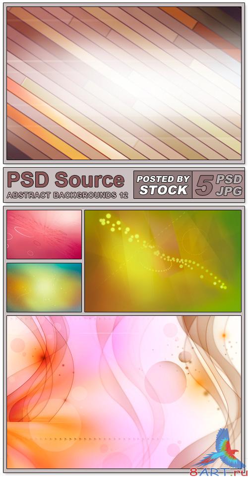 Layered PSD Files - Abstract backgrounds 12
