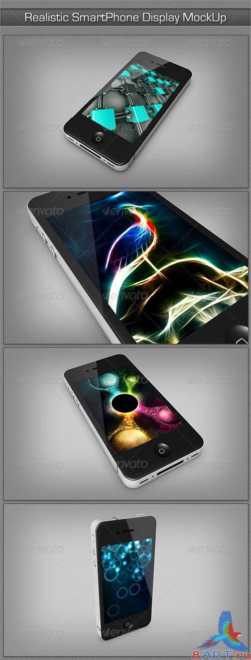 GraphicRiver Realistic SmartPhone Display MockUp