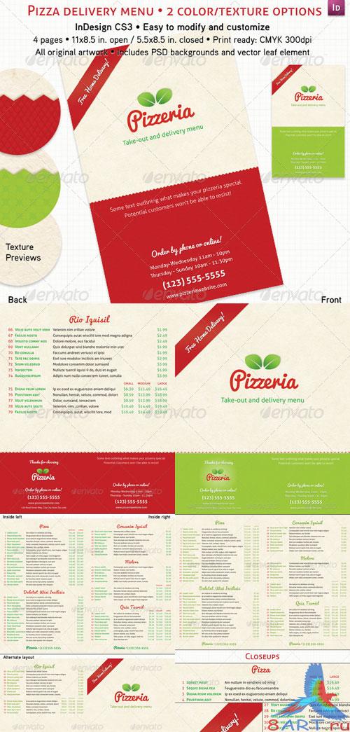4 Page Pizzeria Menu