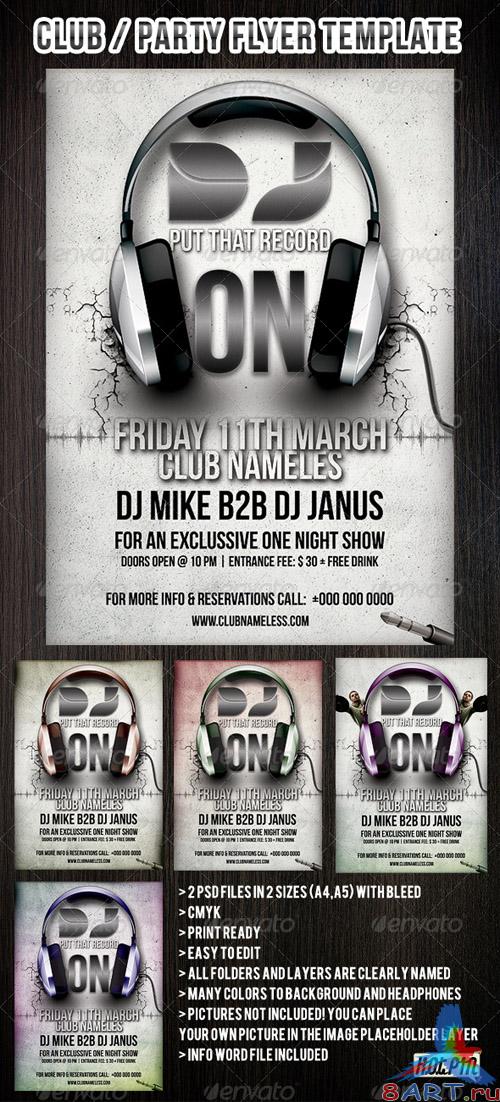 PARTY/CLUB FLYERS AND POSTER TEMPLATE - Graphicriver