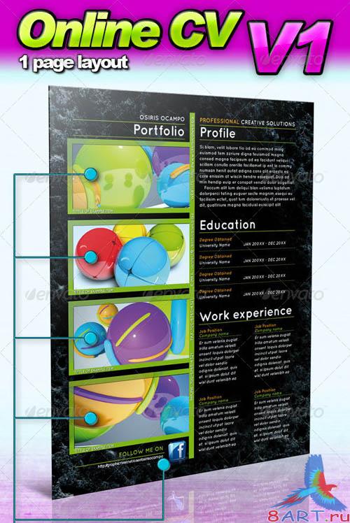 GraphicRiver Online CV - V1