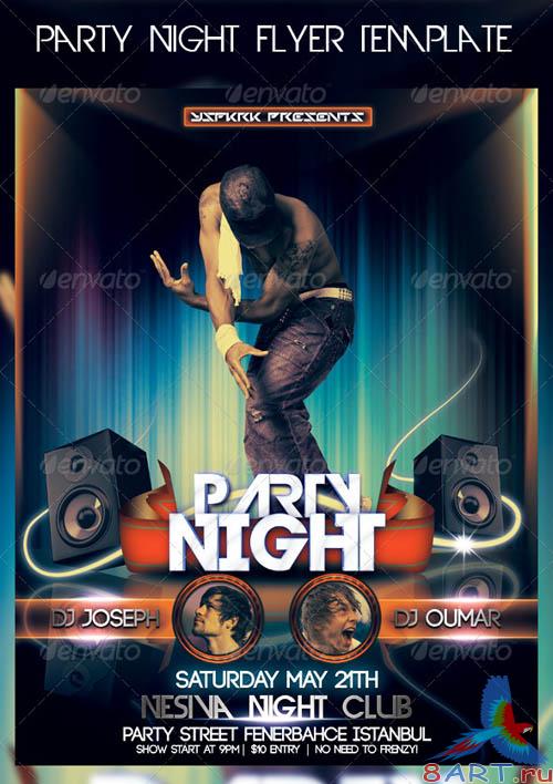 GraphicRiver Party Night Flyer Template