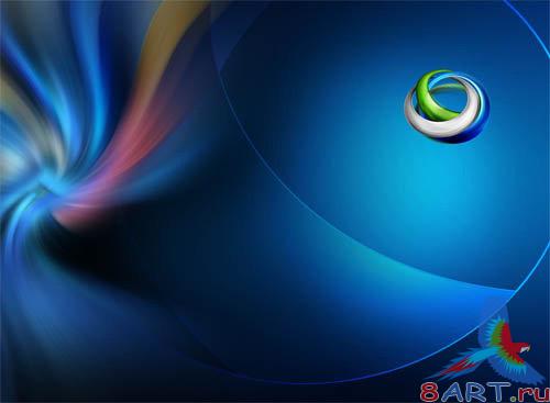 PSD - Stylish Blue Template