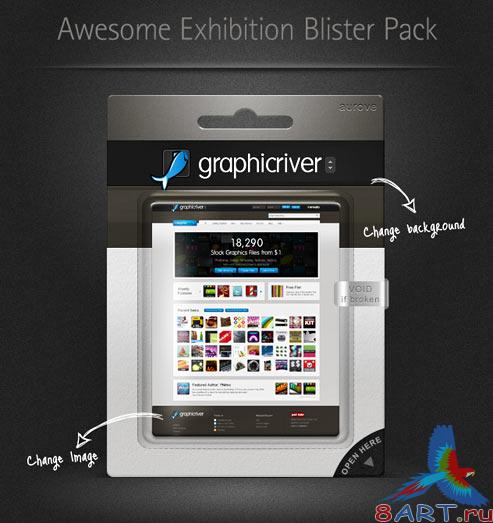 Exhibition Blister Mock-Up Templates