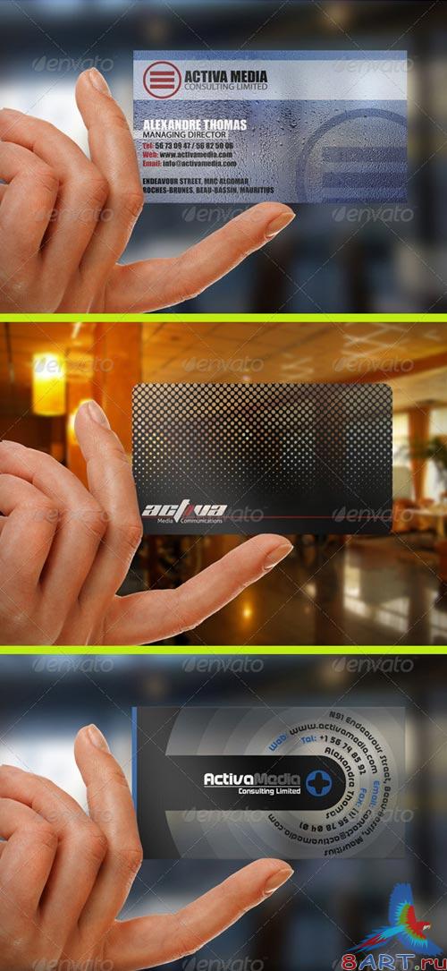 GraphicRiver Translucent Business Cards Bundle #6 GraphicRiver Translucent Business Cards Bundle #6