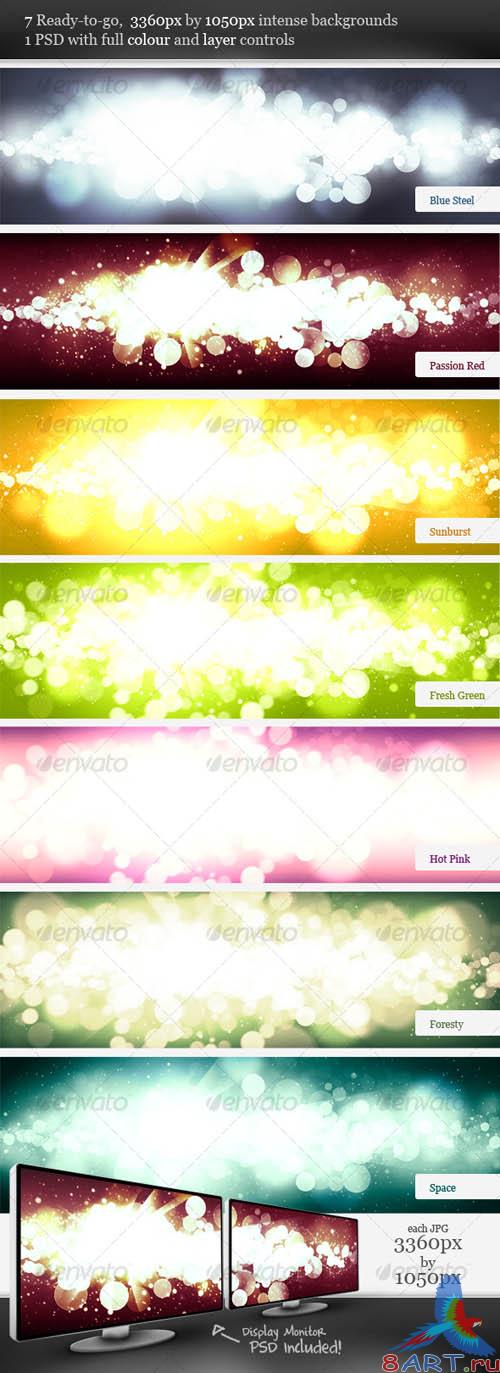 Backgrounds intense fire outbreak - GraphicRiver