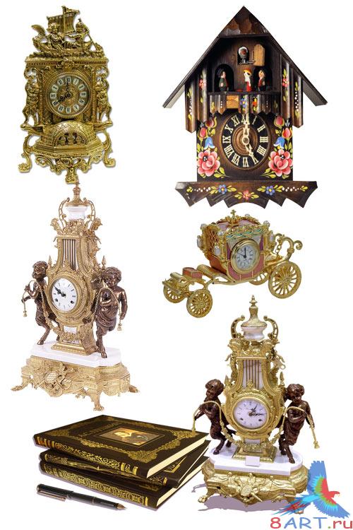 Antique wall clock PSD Template