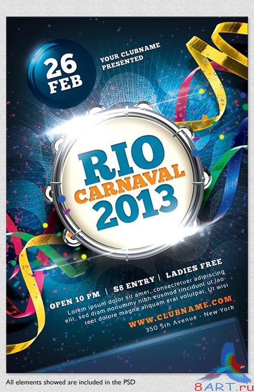 GraphicRiver Carnaval 2013 Flyer Template