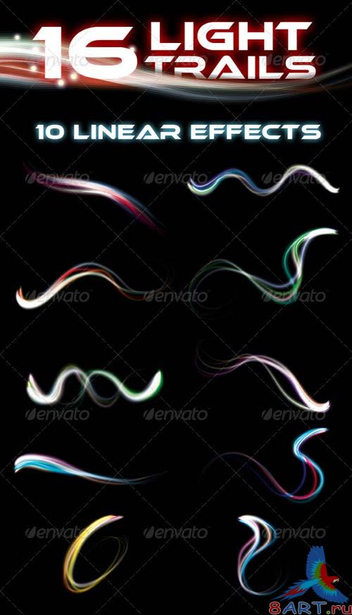 GraphicRiver 16 Premium Light Trail Effects