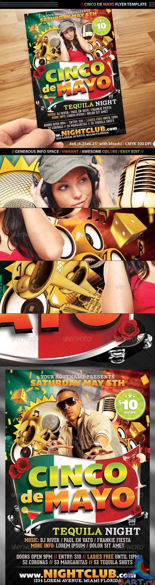 GraphicRiver Cinco De Mayo Flyer Template - REUPLOAD