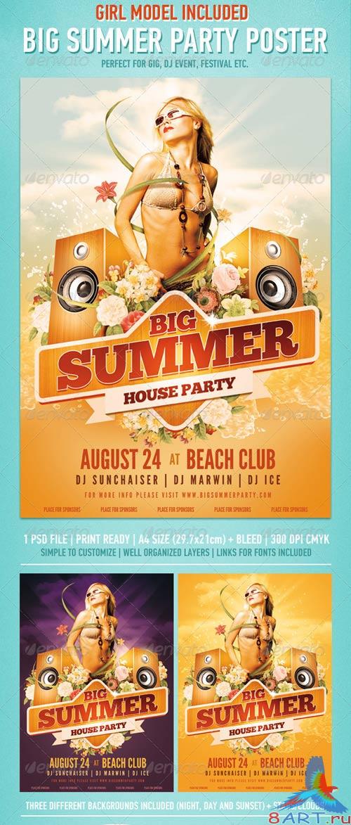 GraphicRiver Big Summer Party Poster