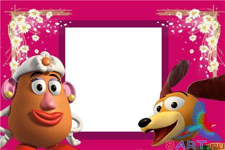 Детские рамочки к фотошоп - скандал игрушек Детские рамочки к фотошоп - скандал игрушек