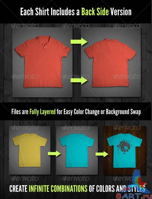 GraphicRiver T-Shirt Mock-Ups - Variety Pack