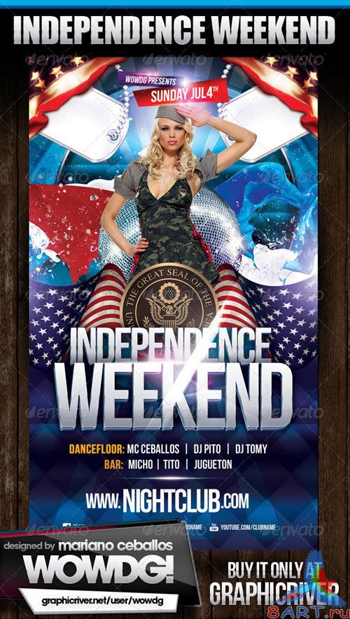 GraphicRiver Independence Memorial Weekend