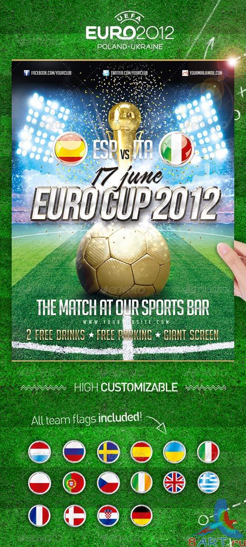 GraphicRiver Euro Soccer Cup 2012 Flyer