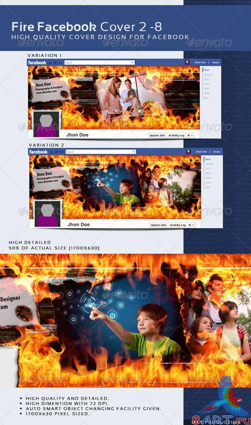 GraphicRiver Fire Facebook Timeline Cover 2 - 8