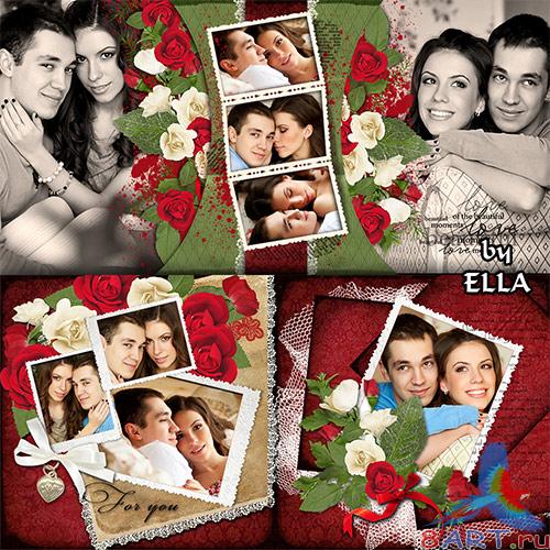 Романтичная фотокнига-Распустившаяся роза ,цветок признаний да любви Романтичная фотокнига-Распустившаяся роза ,цветок признаний также любви