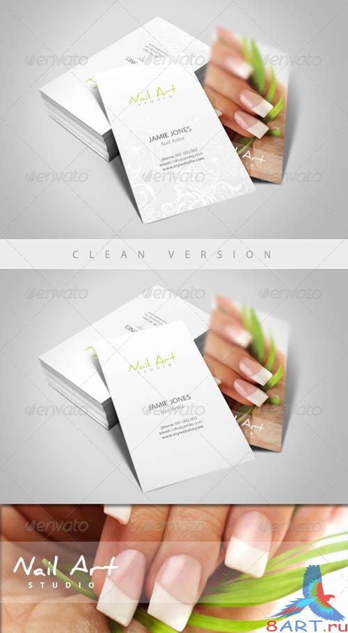 GraphicRiver Nail Art/Manicure Business Card