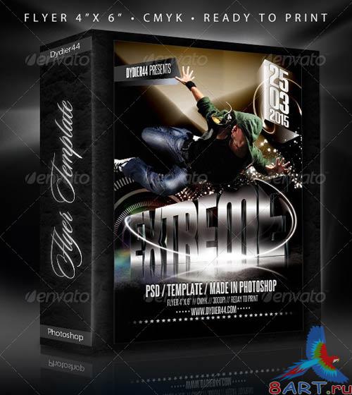 GraphicRiver Extreme 3D Flyer GraphicRiver Extreme 3D Flyer