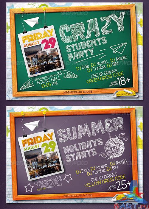 GraphicRiver Blackboard Flyer