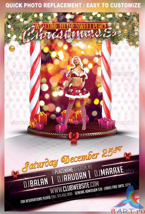 GraphicRiver Christmas Eve Party Flyer Template GraphicRiver Christmas Eve Party Flyer Template