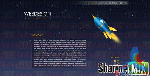 WebDesign PSD - Cosmos
